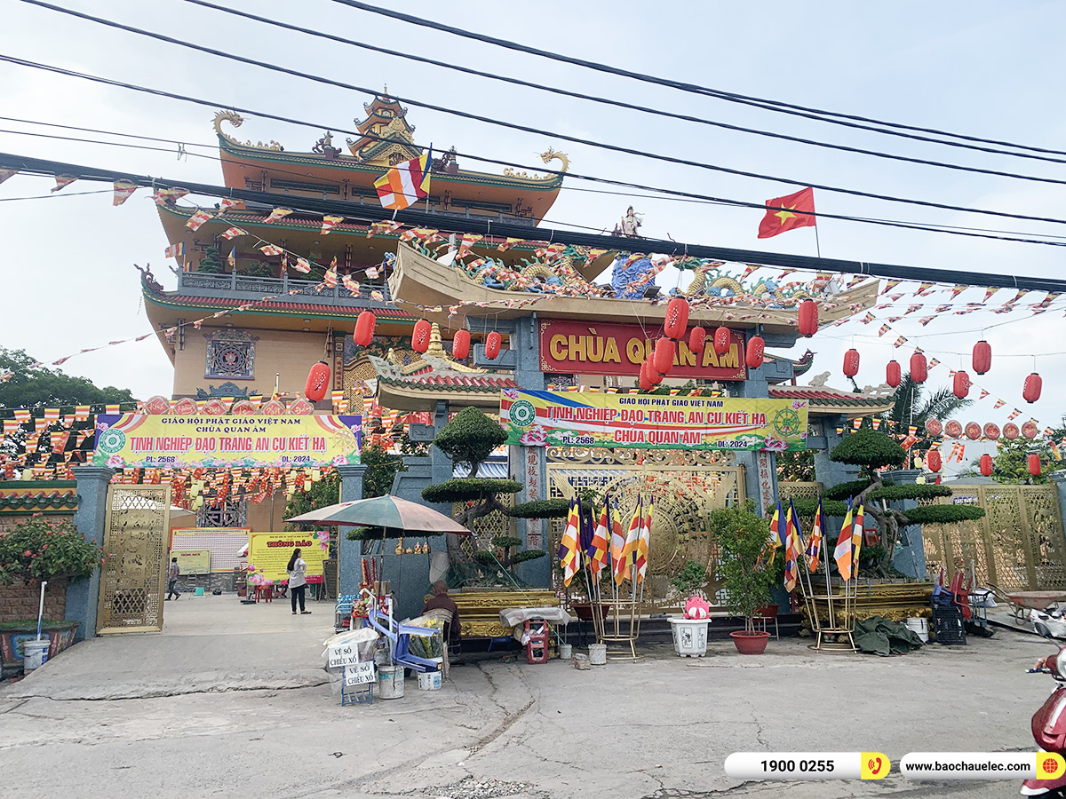 Lắp đặt d&agrave;n &acirc;m thanh Bose cho Ch&ugrave;a Quan &Acirc;m ở TPHCM