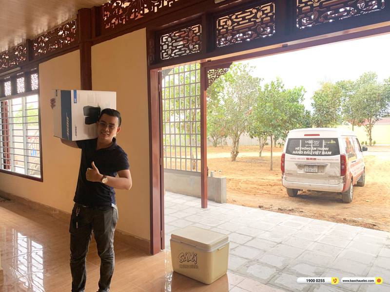 Lắp đặt d&agrave;n &acirc;m thanh Bose gần 95tr cho thiền viện ở Đồng Nai