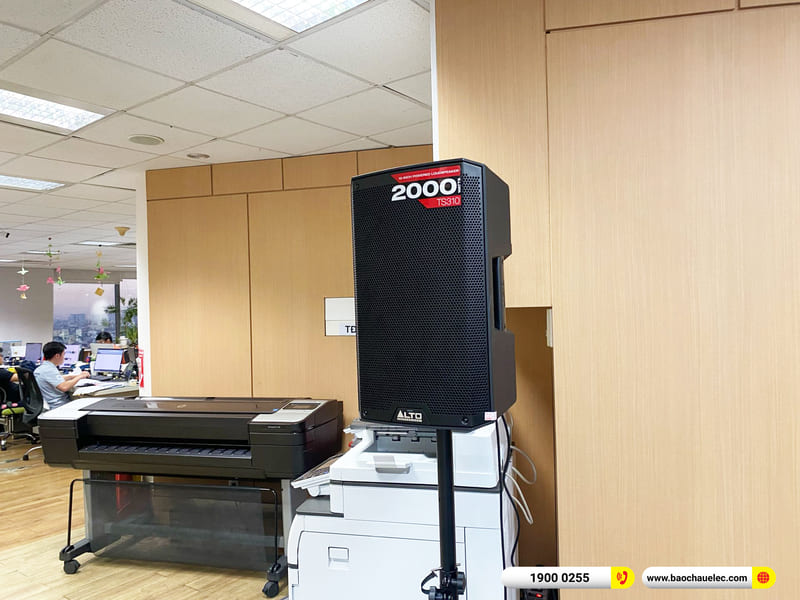 Lắp đặt dàn âm thanh hơn 28tr cho công ty anh Linh ở TPHCM