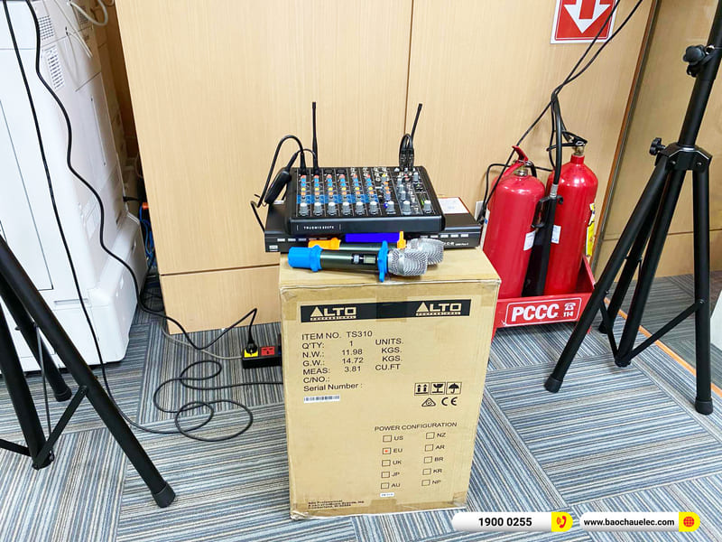 Lắp đặt dàn âm thanh hơn 28tr cho công ty anh Linh ở TPHCM