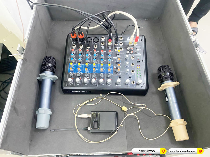 Lắp đặt d&agrave;n &acirc;m thanh gần 70tr cho Học viện pha chế Vinbar ở TPHCM