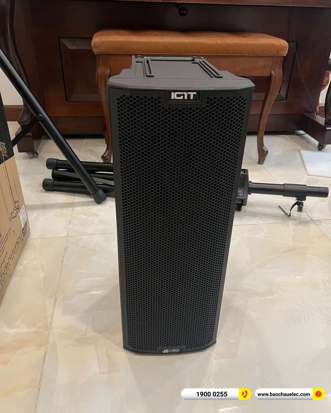 Lắp đặt d&agrave;n &acirc;m thanh dBTechnologies cho chị Mai tại Thủ Đức
