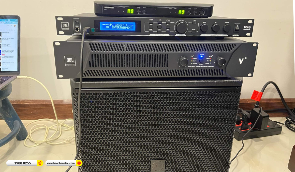 Lắp đặt d&agrave;n &acirc;m thanh dBTechnologies cho chị Mai tại Thủ Đức