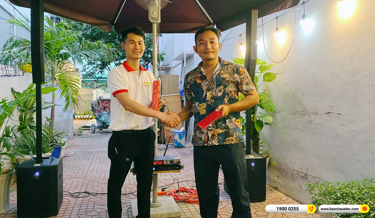Lắp đặt d&agrave;n karaoke di động Electro Voice gần 96tr cho anh Th&agrave;nh An tại TP HCM