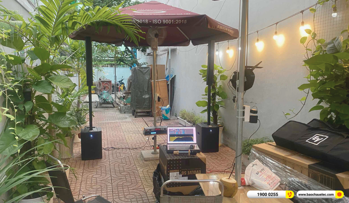 Lắp đặt d&agrave;n karaoke di động Electro Voice gần 96tr cho anh Th&agrave;nh An tại TP HCM