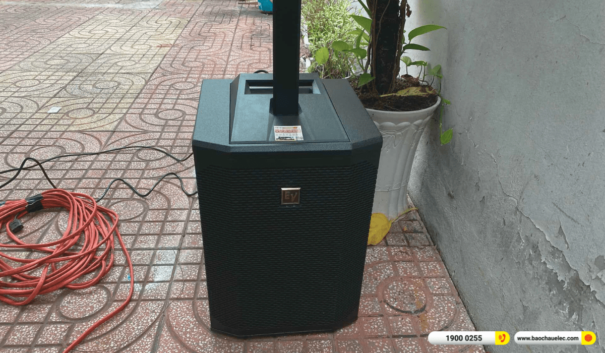 Lắp đặt d&agrave;n karaoke di động Electro Voice gần 96tr cho anh Th&agrave;nh An tại TP HCM