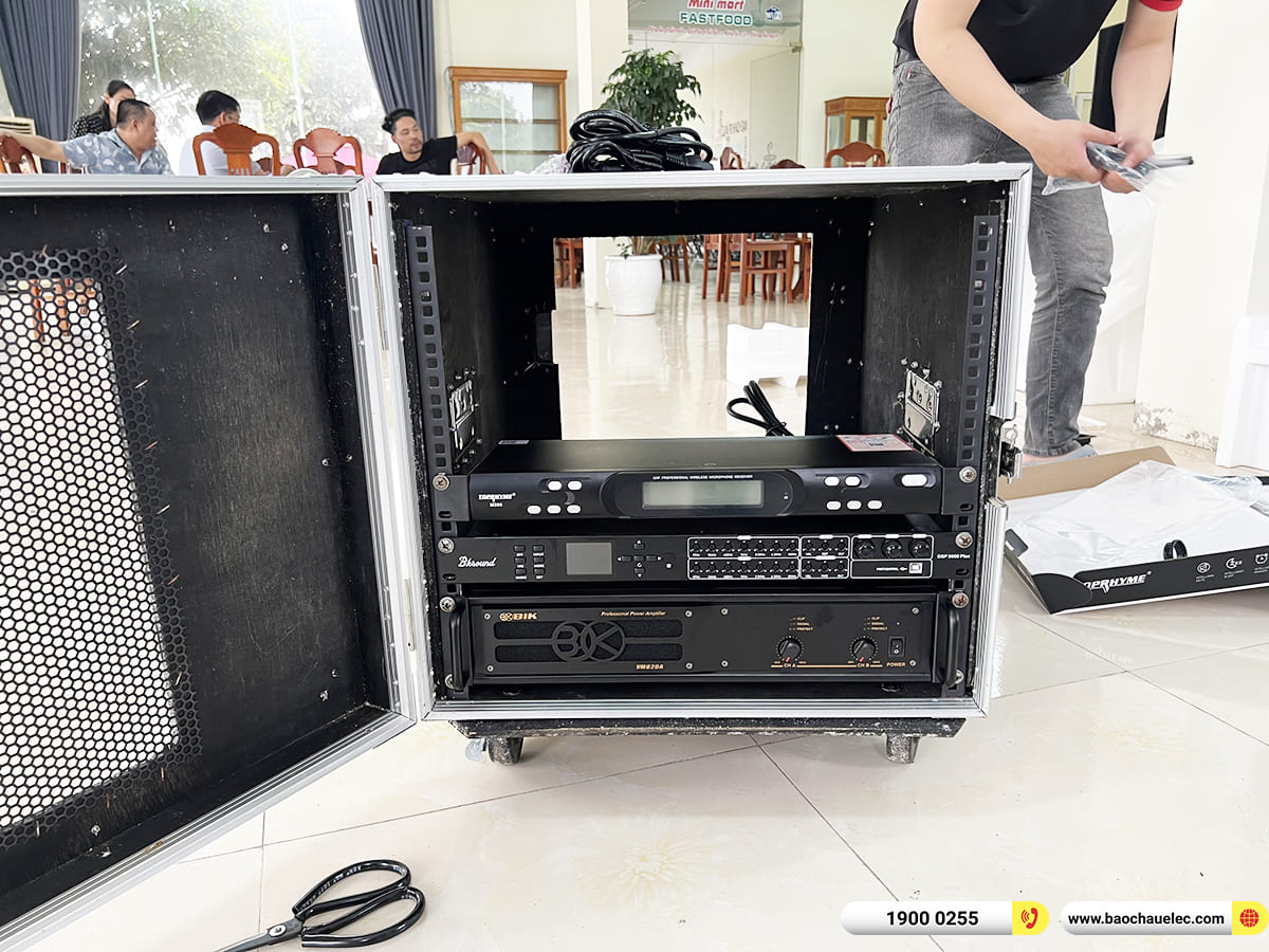 Tiếp tục mang đến cấu h&igrave;nh &acirc;m thanh hội trường chuy&ecirc;n nghiệp cho Trường ĐH Văn h&oacute;a, Thể Thao v&agrave; Du lịch Thanh H&oacute;a , Bảo Ch&acirc;u Elec h&acirc;n hạnh giới thiệu bộ d&agrave;n ch&iacute;nh h&atilde;ng, kết hợp từ thương hiệu Domus, BIK, Bksound, Toprhyme uy t&iacute;n, hiệu suất bền bỉ.