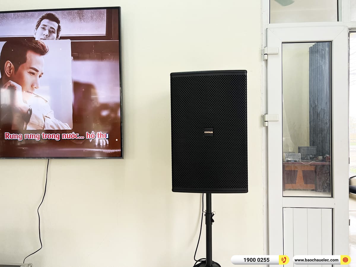 Tiếp tục mang đến cấu h&igrave;nh &acirc;m thanh hội trường chuy&ecirc;n nghiệp cho Trường ĐH Văn h&oacute;a, Thể Thao v&agrave; Du lịch Thanh H&oacute;a , Bảo Ch&acirc;u Elec h&acirc;n hạnh giới thiệu bộ d&agrave;n ch&iacute;nh h&atilde;ng, kết hợp từ thương hiệu Domus, BIK, Bksound, Toprhyme uy t&iacute;n, hiệu suất bền bỉ.