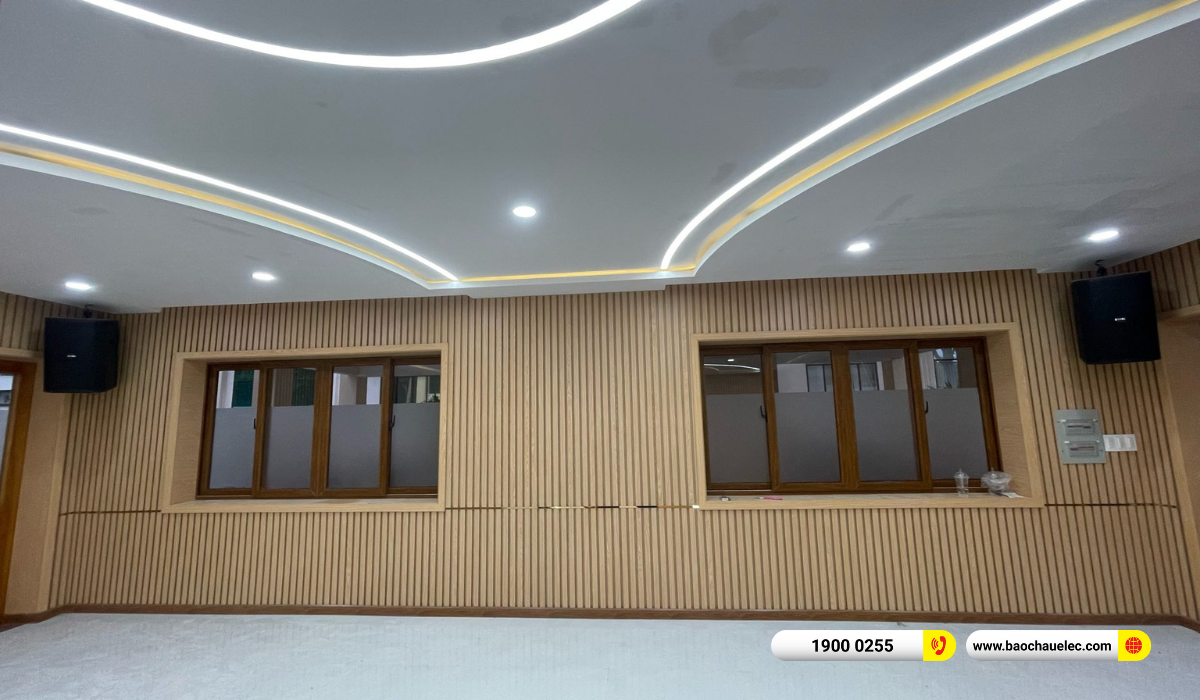 Lắp đặt d&agrave;n &acirc;m thanh hội trường BIK cho huyện ủy huyện Ch&acirc;u Đức tại b&agrave; Rịa Vũng T&agrave;u