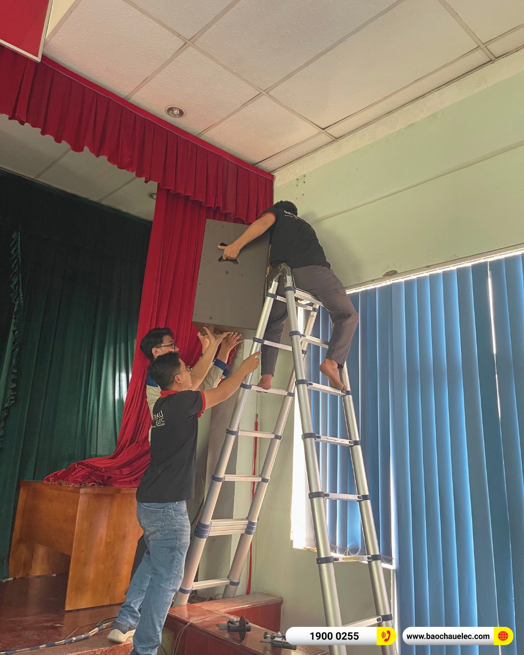 Lắp đặt d&agrave;n &acirc;m thanh hội trường Alto cho Điện Lực Đồng Nai tại Thủ Đức