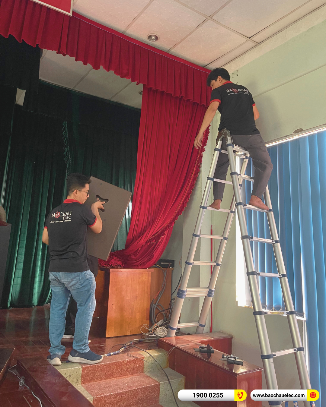 Lắp đặt d&agrave;n &acirc;m thanh hội trường Alto cho Điện Lực Đồng Nai tại Thủ Đức