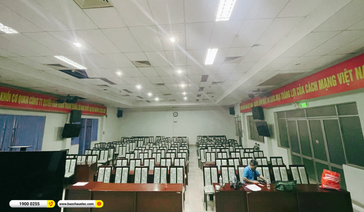 Lắp đặt d&agrave;n &acirc;m thanh hội trường Alto cho Điện Lực Đồng Nai tại Thủ Đức