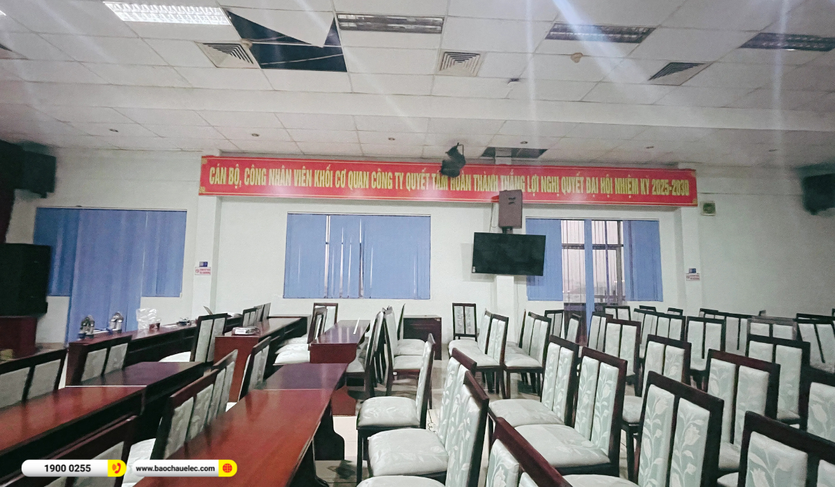 Lắp đặt d&agrave;n &acirc;m thanh hội trường Alto cho Điện Lực Đồng Nai tại Thủ Đức