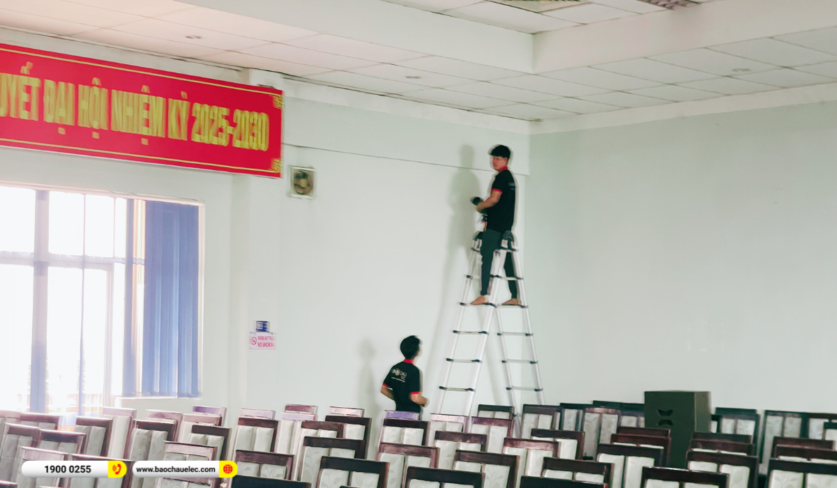 Lắp đặt d&agrave;n &acirc;m thanh hội trường Alto cho Điện Lực Đồng Nai tại Thủ Đức