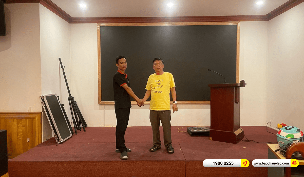 Lắp đặt d&agrave;n &acirc;m thanh hội trường BIK cho Hội trường Lữ Đo&agrave;n 125 tại TP HCM