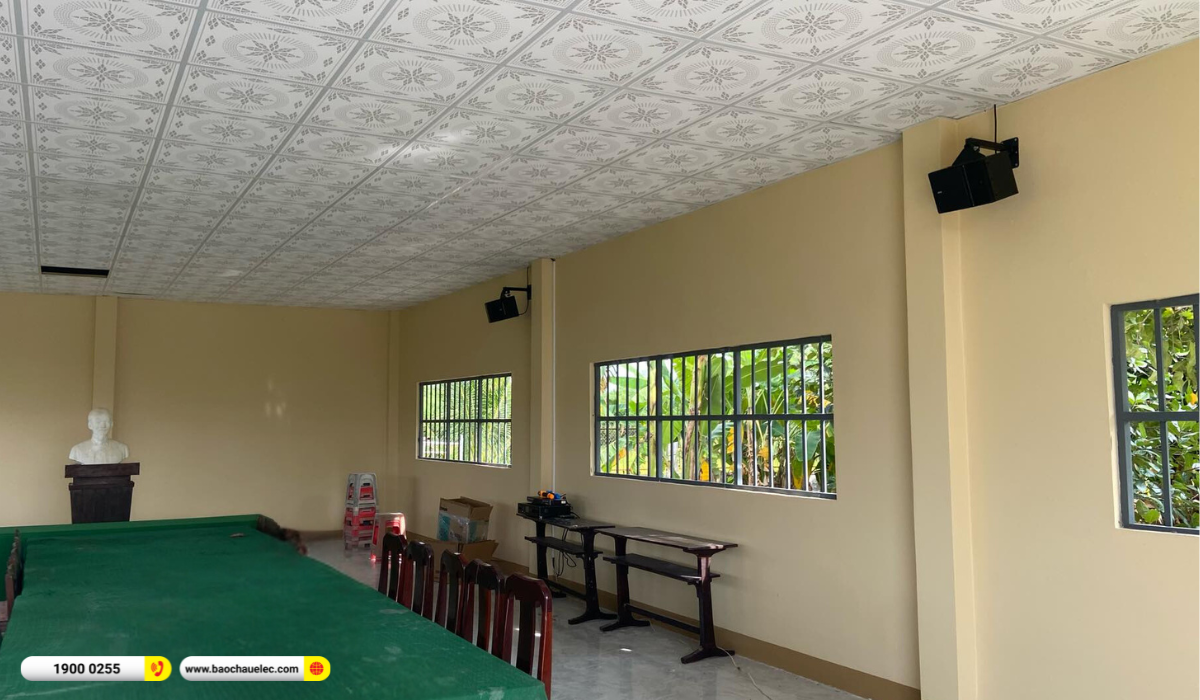 Lắp đặt d&agrave;n &acirc;m thanh hội trường BIK cho Nh&agrave; Văn H&oacute;a ấp 5 UBND x&atilde; Mỹ Thạnh Bắc tại TP HCM 