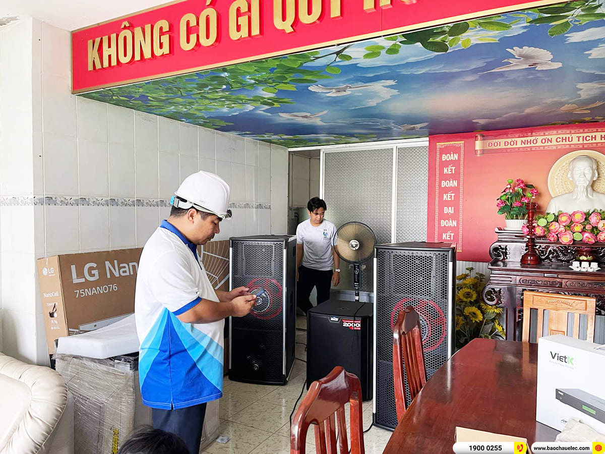 Lắp đặt d&agrave;n &acirc;m thanh hội trường Catking cho Cục QL Thị Trường tỉnh An Giang