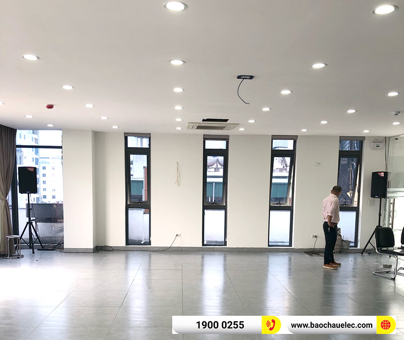 lắp đặt d&agrave;n &acirc;m thanh hội trường c&ocirc;ng ty Nam Dược