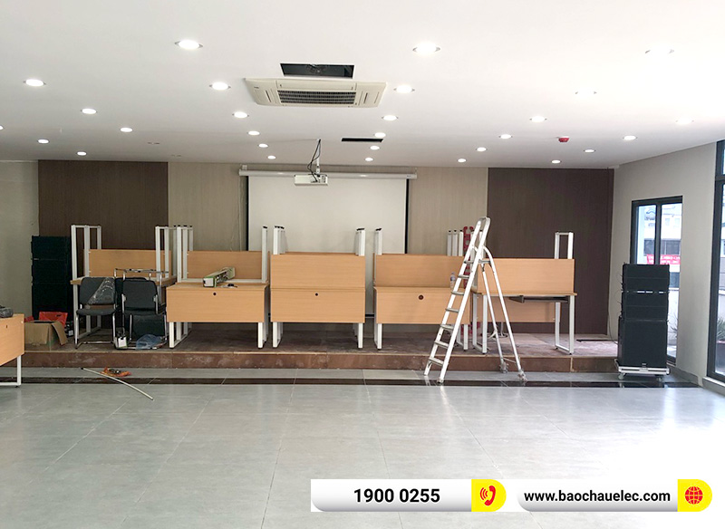 lắp đặt d&agrave;n &acirc;m thanh hội trường c&ocirc;ng ty Nam Dược