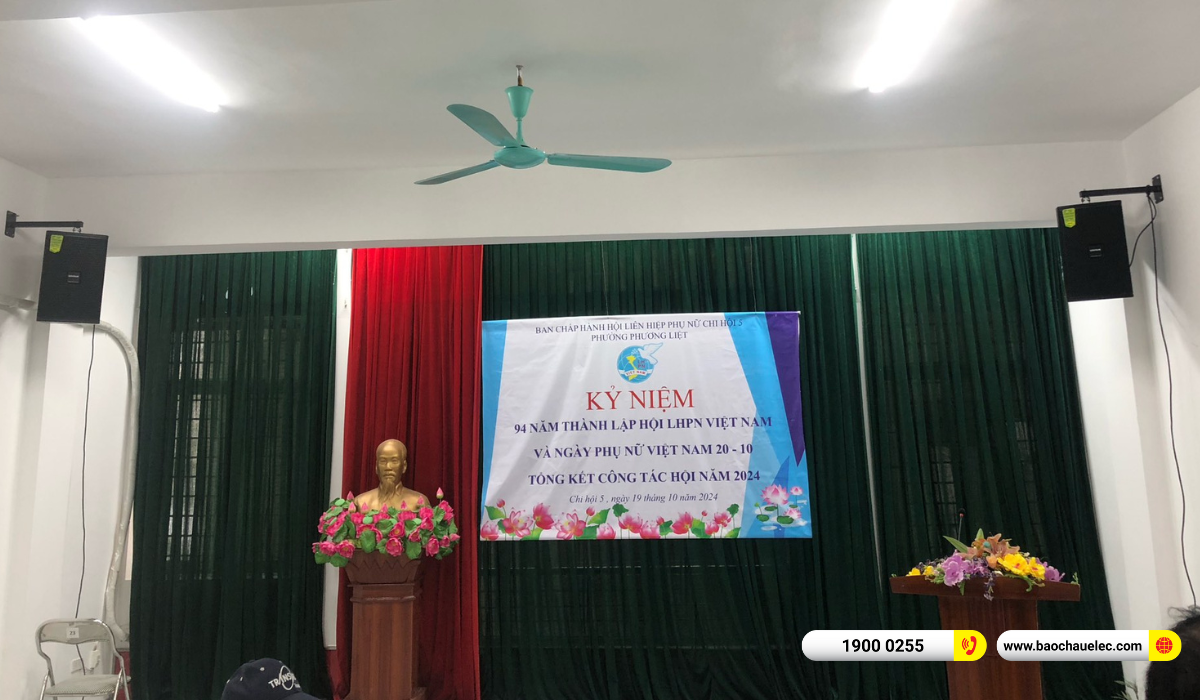 Lắp đặt d&agrave;n &acirc;m thanh hội trường Domus cho Nh&agrave; văn h&oacute;a số 5 Thanh Xu&acirc;n tại H&agrave; Nội