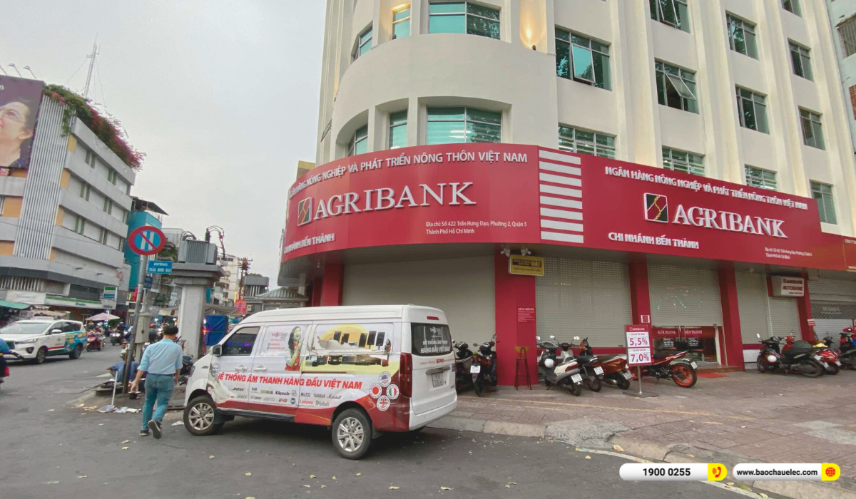 Lắp đặt đ&agrave;n &acirc;m thanh hội trường JBL cho Ng&acirc;n H&agrave;ng Agribank tại TP HCM