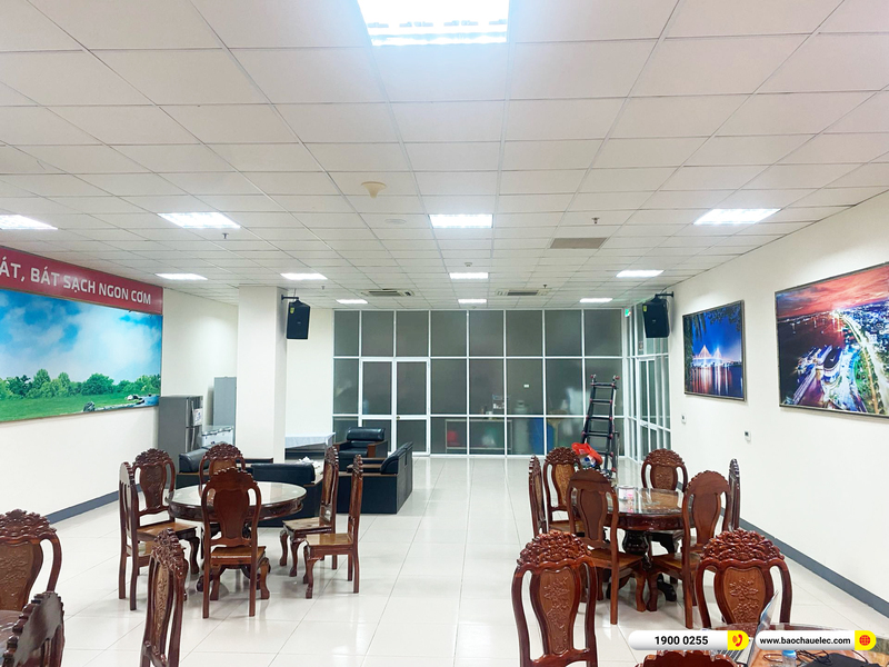 Lắp đặt d&agrave;n &acirc;m thanh Domus cho c&ocirc;ng ty Viettel ở Tiền Giang