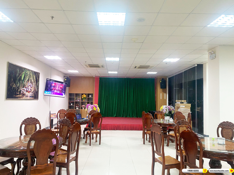 Lắp đặt d&agrave;n &acirc;m thanh Domus cho c&ocirc;ng ty Viettel ở Tiền Giang