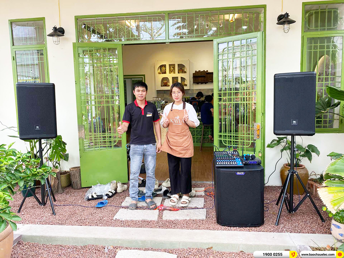 Lắp đặt dàn âm thanh JBL cho quán Kayla' Coffee & Flowers ở Bình Dương