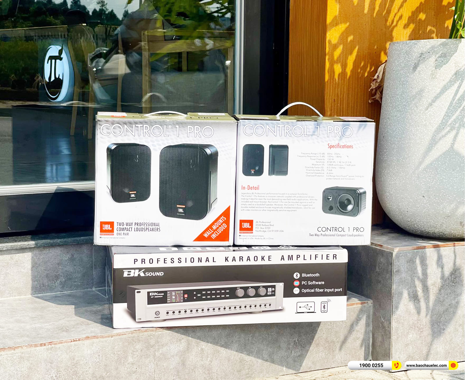 Lắp đặt dàn âm thanh JBL hơn 16tr cho quán Pi Kafe ở Cần Thơ