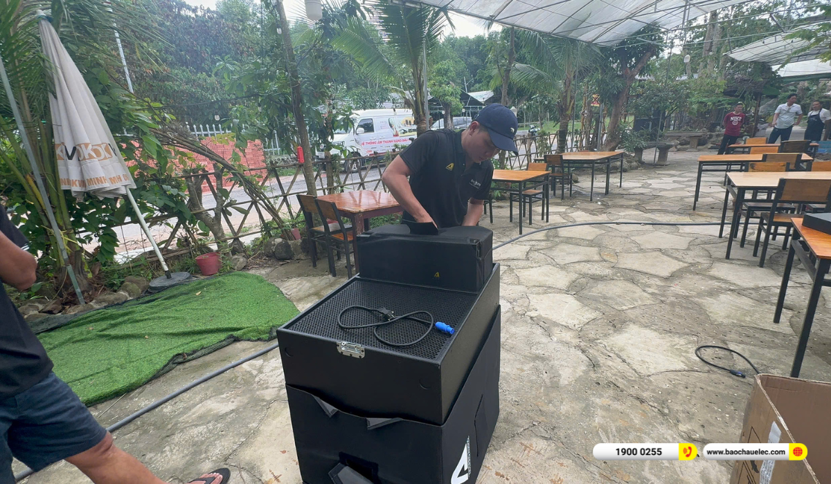 Lắp đặt d&agrave;n &acirc;m thanh nh&agrave; h&agrave;ng Actpro hơn 105tr cho qu&aacute;n Ẩm Thực Hương Đồng tại Đồng Nai