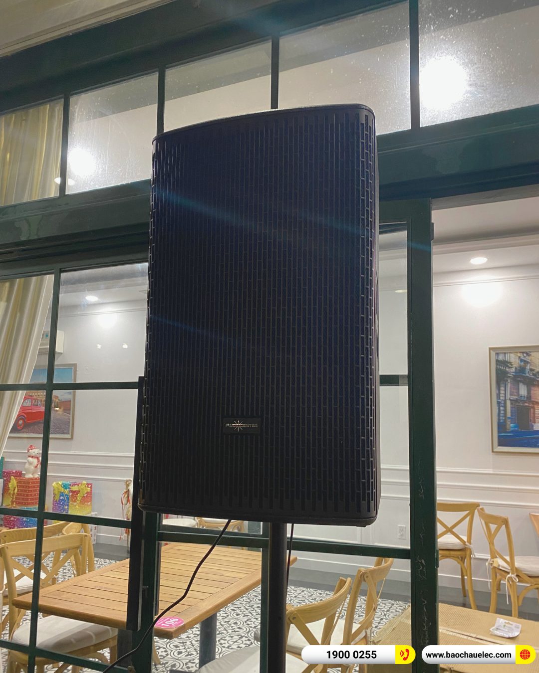 Lắp đặt d&agrave;n &acirc;m thanh nh&agrave; h&agrave;ng Audiocenter cho nh&agrave; h&agrave;ng Đ&ocirc;ng Dương tại C&agrave; Mau