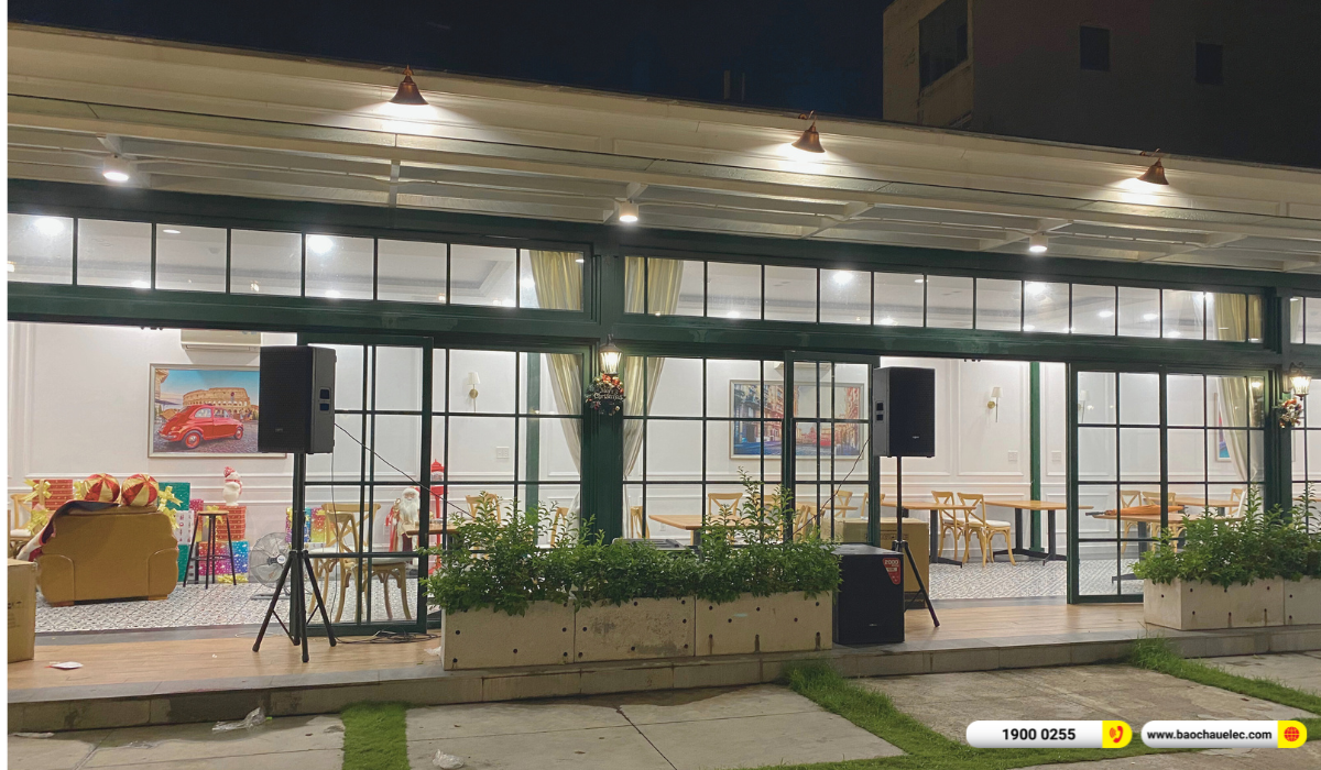 Lắp đặt d&agrave;n &acirc;m thanh nh&agrave; h&agrave;ng Audiocenter cho nh&agrave; h&agrave;ng Đ&ocirc;ng Dương tại C&agrave; Mau