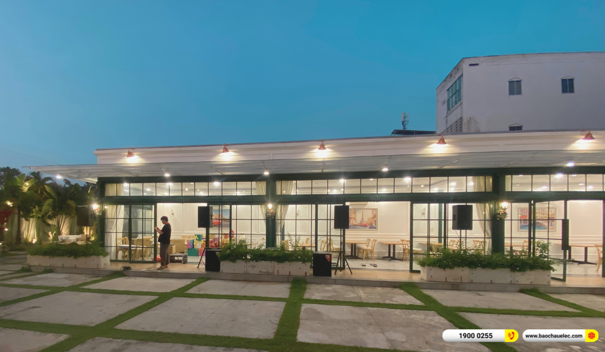 Lắp đặt d&agrave;n &acirc;m thanh nh&agrave; h&agrave;ng Audiocenter cho nh&agrave; h&agrave;ng Đ&ocirc;ng Dương tại C&agrave; Mau