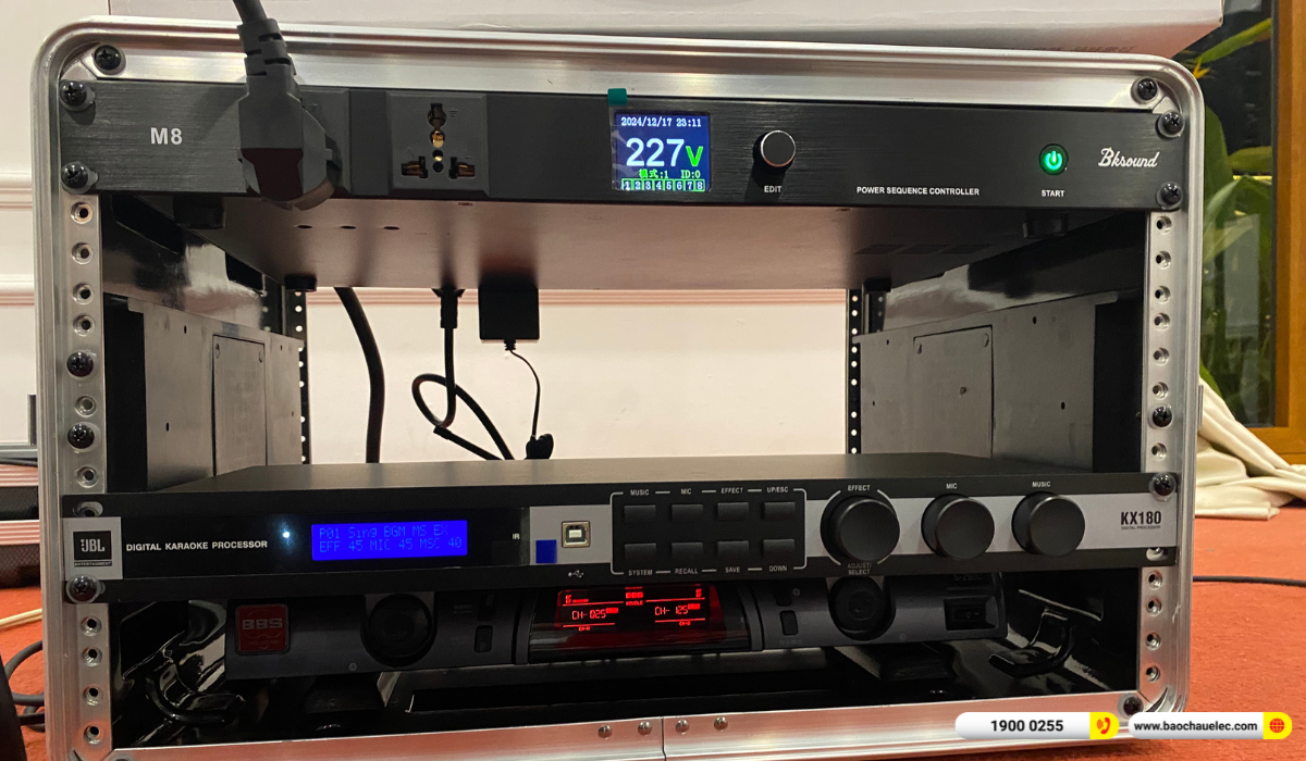 Lắp đặt d&agrave;n &acirc;m thanh nh&agrave; h&agrave;ng Audiocenter cho nh&agrave; h&agrave;ng Đ&ocirc;ng Dương tại C&agrave; Mau