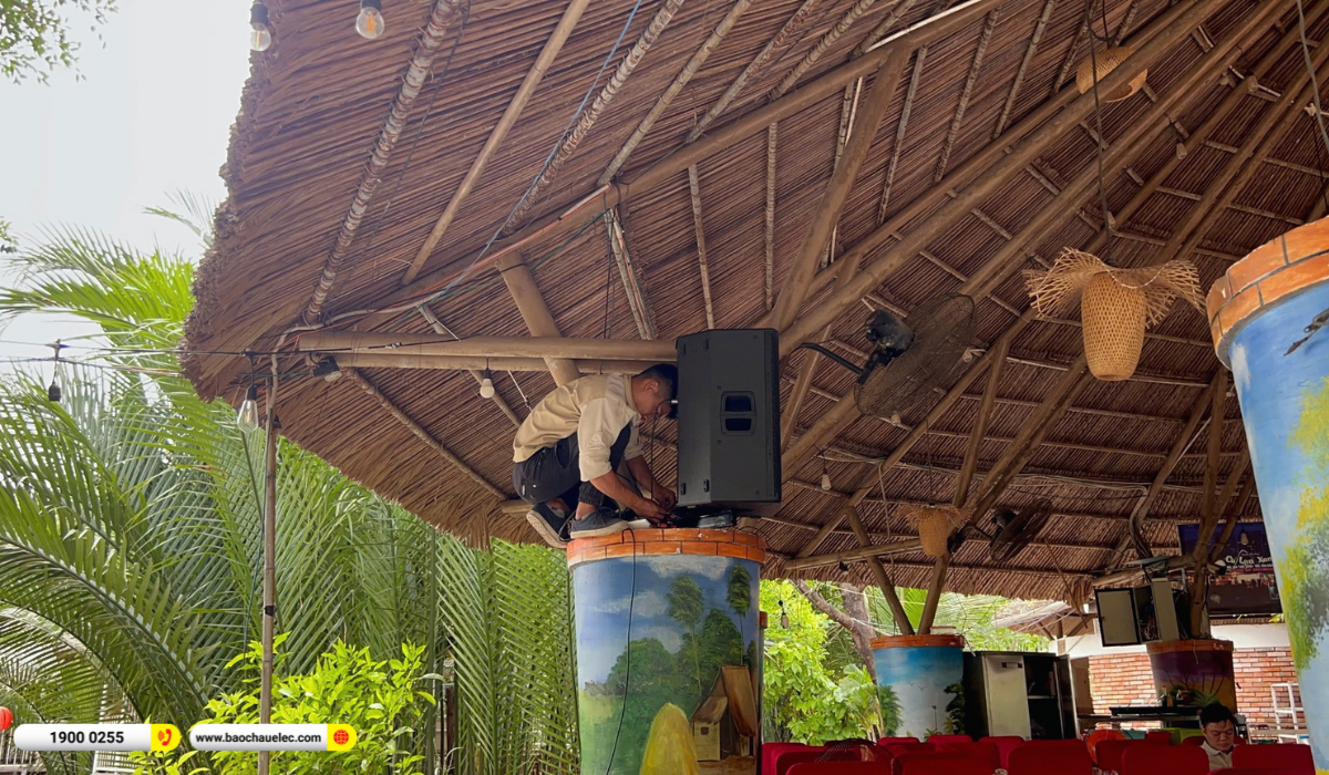Lắp đặt d&agrave;n &acirc;m thanh nh&agrave; h&agrave;ng Audiocenter cho qu&aacute;n D&igrave;n K&yacute; C&ugrave; Lao Xanh tại TP HCM