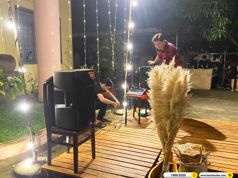 Lắp đặt dàn âm thanh quán acoustics cho anh Giao Hy ở TPHCM