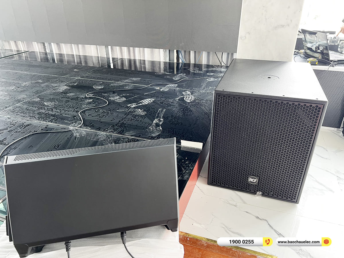 Lắp đặt d&agrave;n &acirc;m thanh RCF cho kh&aacute;ch h&agrave;ng ở TPHCM
