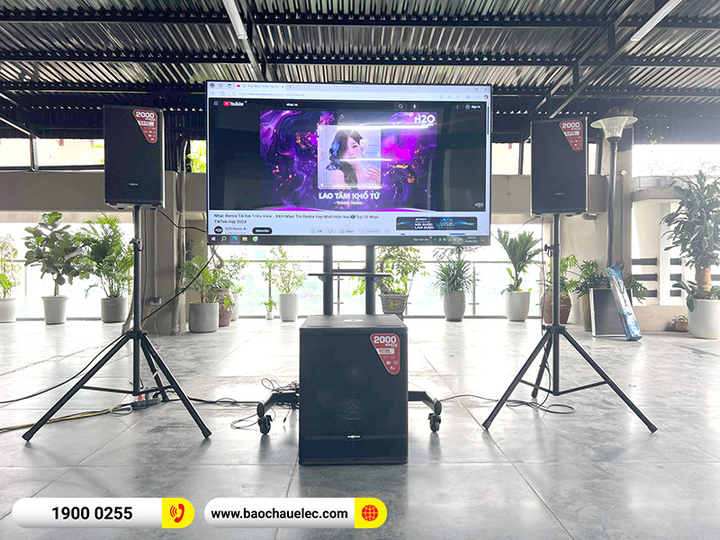 Lắp đặt d&agrave;n &acirc;m thanh hội trường Audiocenter