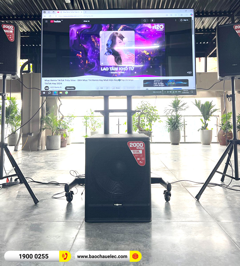 Lắp đặt d&agrave;n &acirc;m thanh hội trường Audiocenter