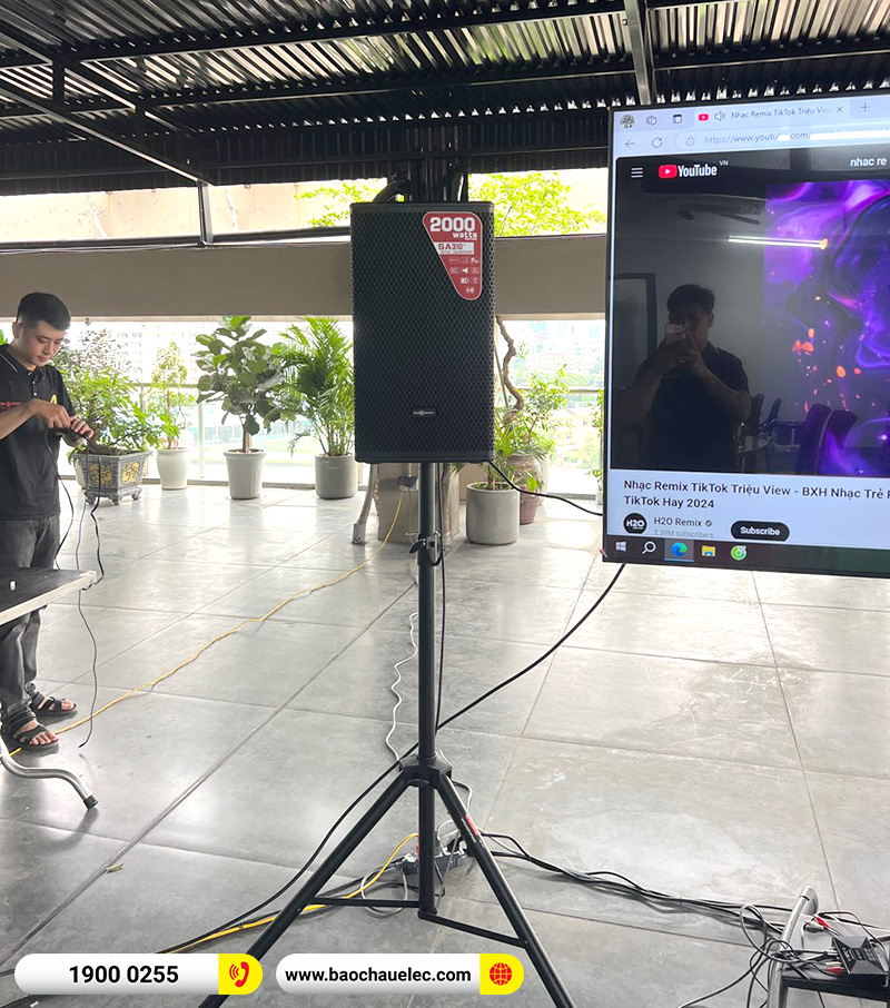 Lắp đặt d&agrave;n &acirc;m thanh hội trường Audiocenter