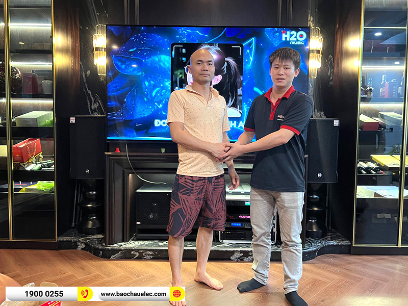 lắp đặt d&agrave;n karaoke RCF cho kh&aacute;ch h&agrave;ng tại H&agrave; Nội