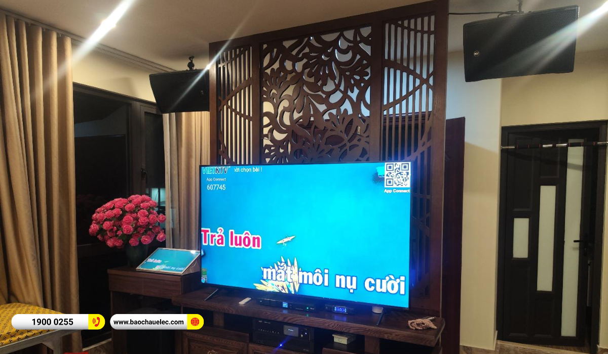 Lắp đặt d&agrave;n karaoke RCF hơn 154tr cho chị Linh tại H&agrave; Nội