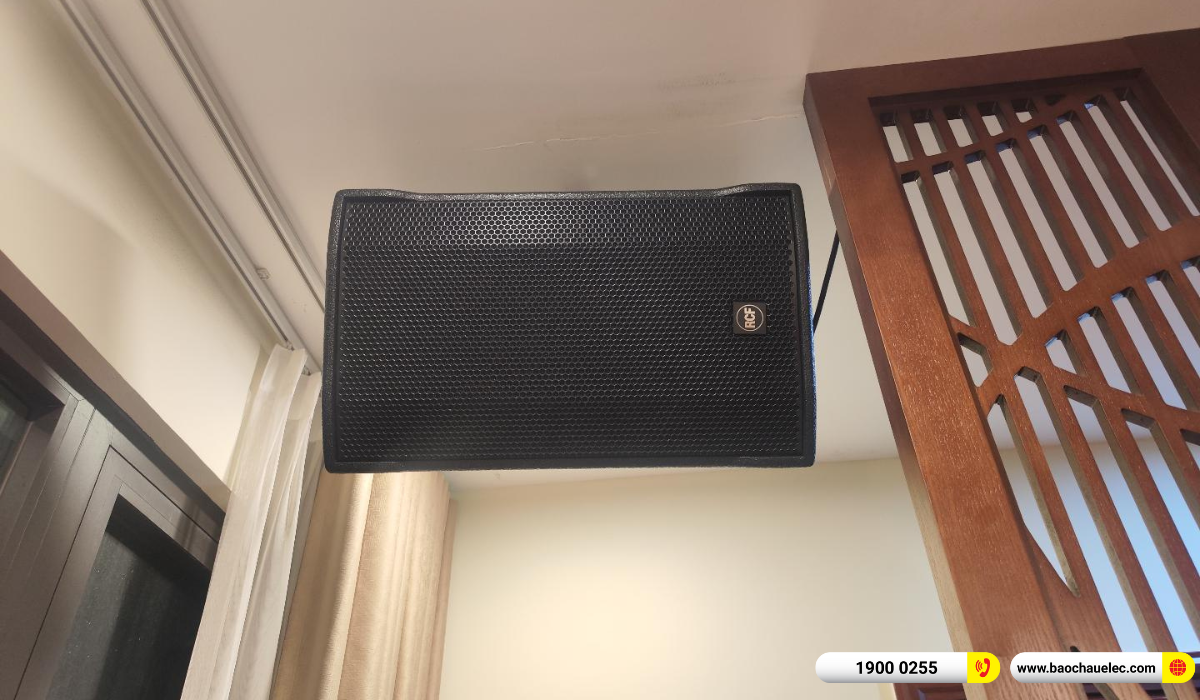 Lắp đặt d&agrave;n karaoke RCF hơn 154tr cho chị Linh tại H&agrave; Nội