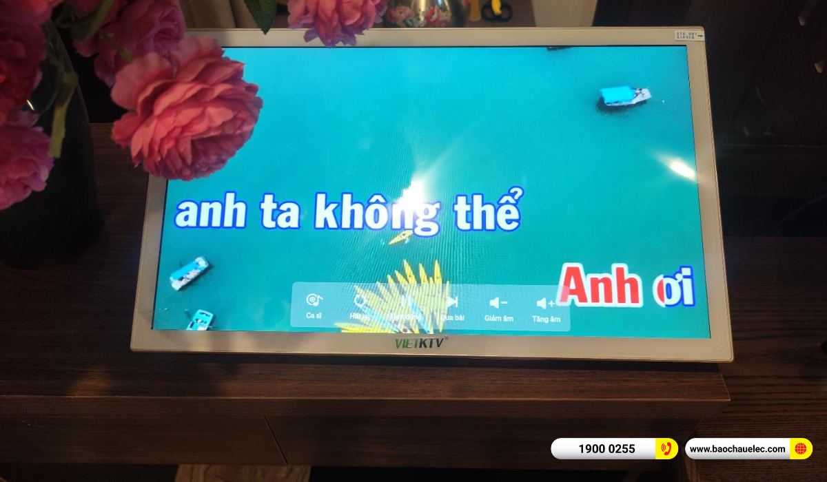 Lắp đặt d&agrave;n karaoke RCF hơn 154tr cho chị Linh tại H&agrave; Nội