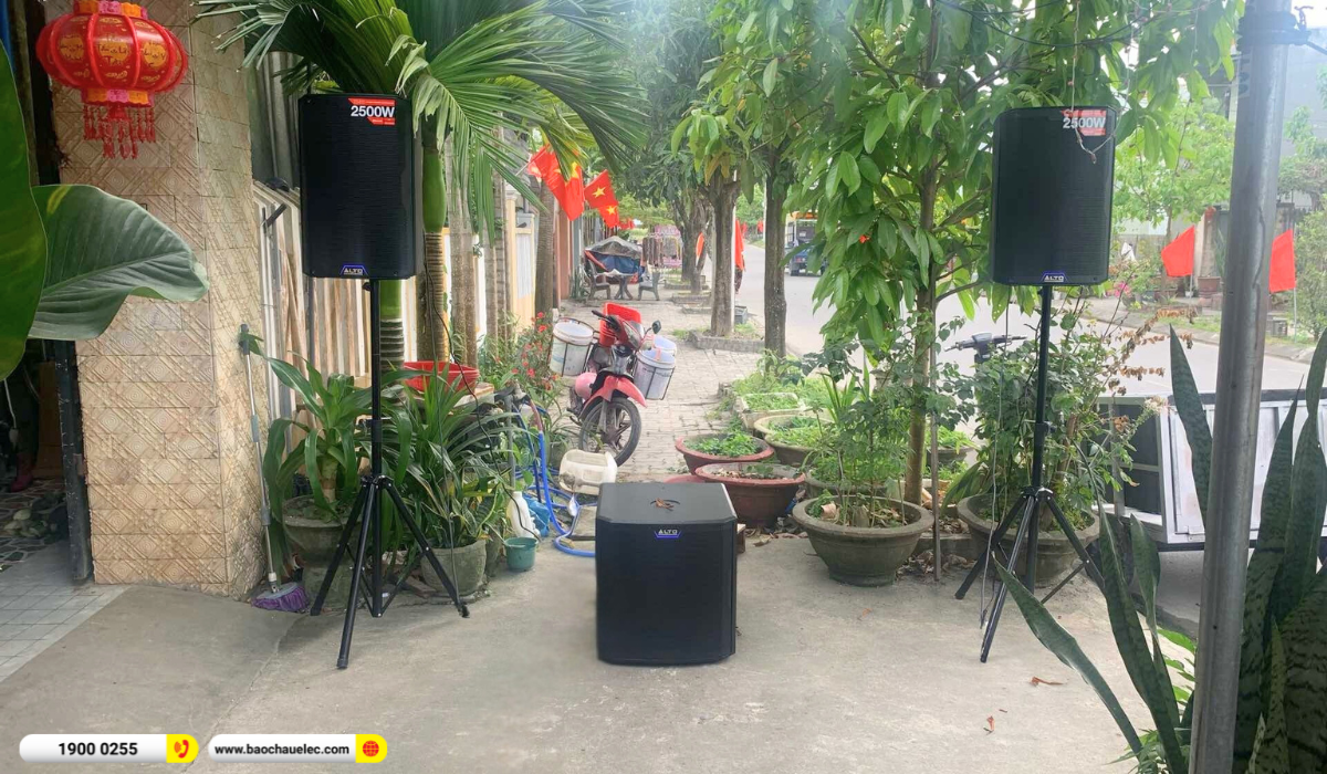 Lắp đặt dàn karaoke Alto gần 52tr cho anh Cảnh tại Đà Nẵng