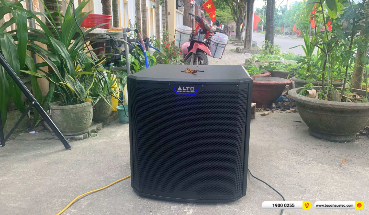 Lắp đặt dàn karaoke Alto gần 52tr cho anh Cảnh tại Đà Nẵng