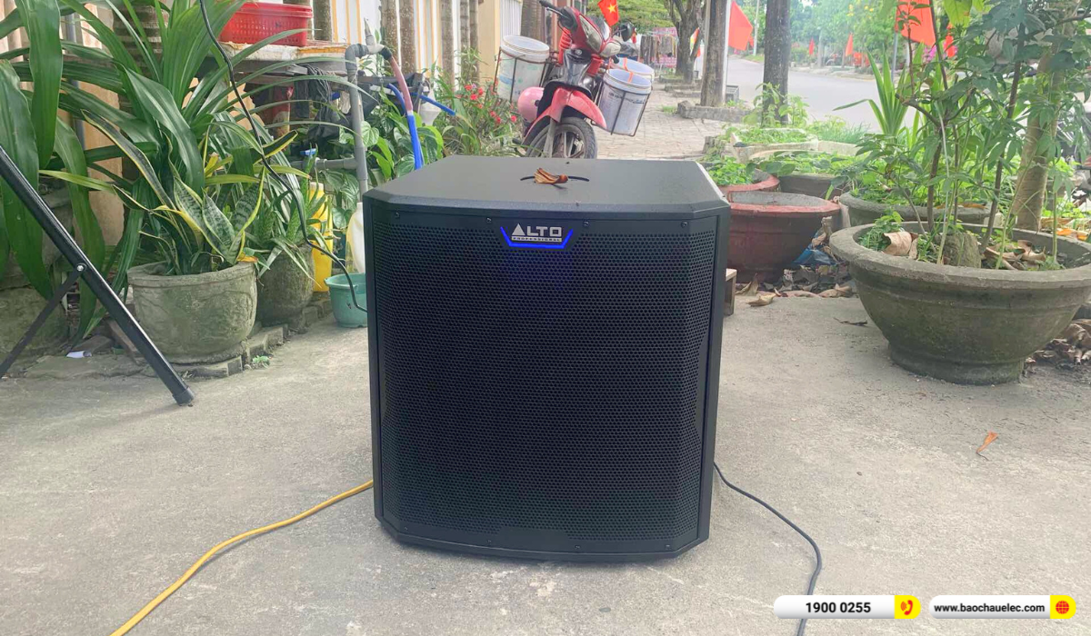 Lắp đặt dàn karaoke Alto gần 52tr cho anh Cảnh tại Đà Nẵng