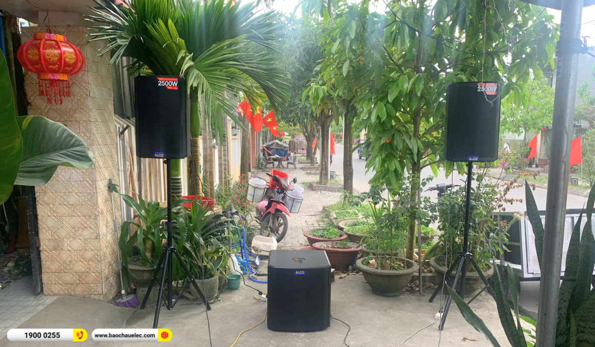 Lắp đặt dàn karaoke Alto gần 52tr cho anh Cảnh tại Đà Nẵng