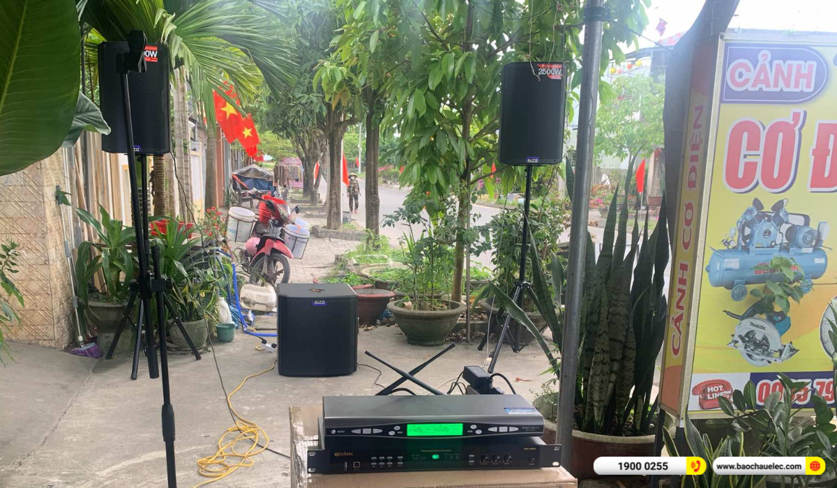 Lắp đặt dàn karaoke Alto gần 52tr cho anh Cảnh tại Đà Nẵng