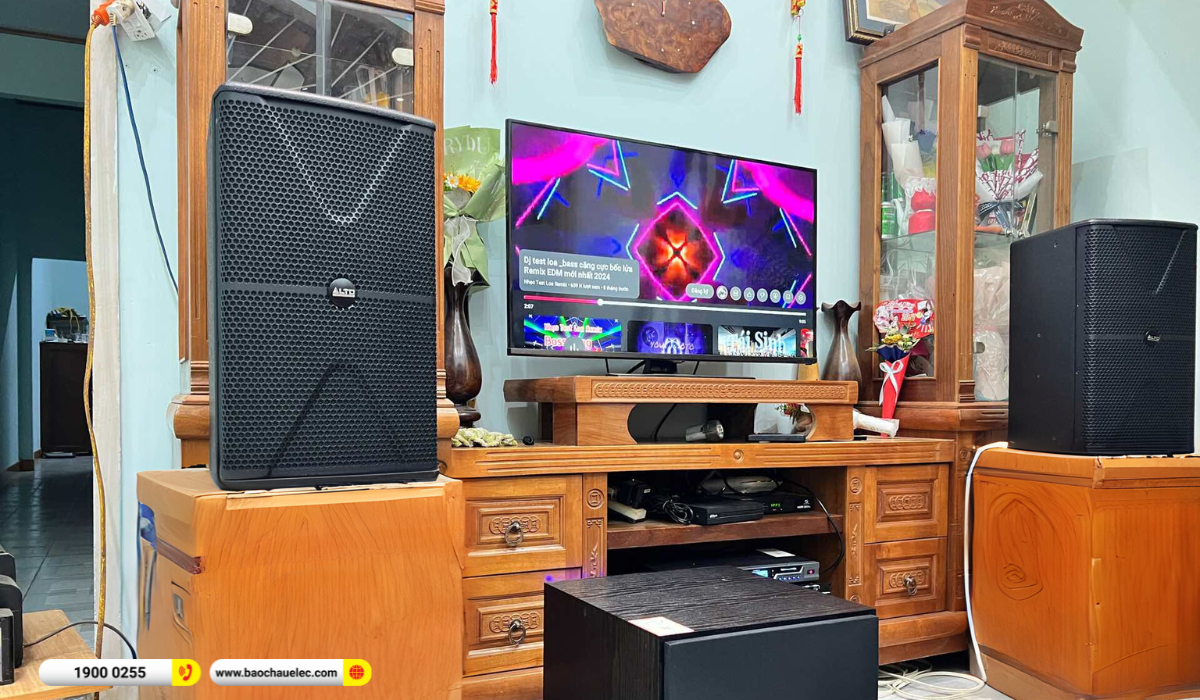Lắp đặt d&agrave;n karaoke Alto gần 25tr cho anh Ch&iacute;n tại Đắk Lắk